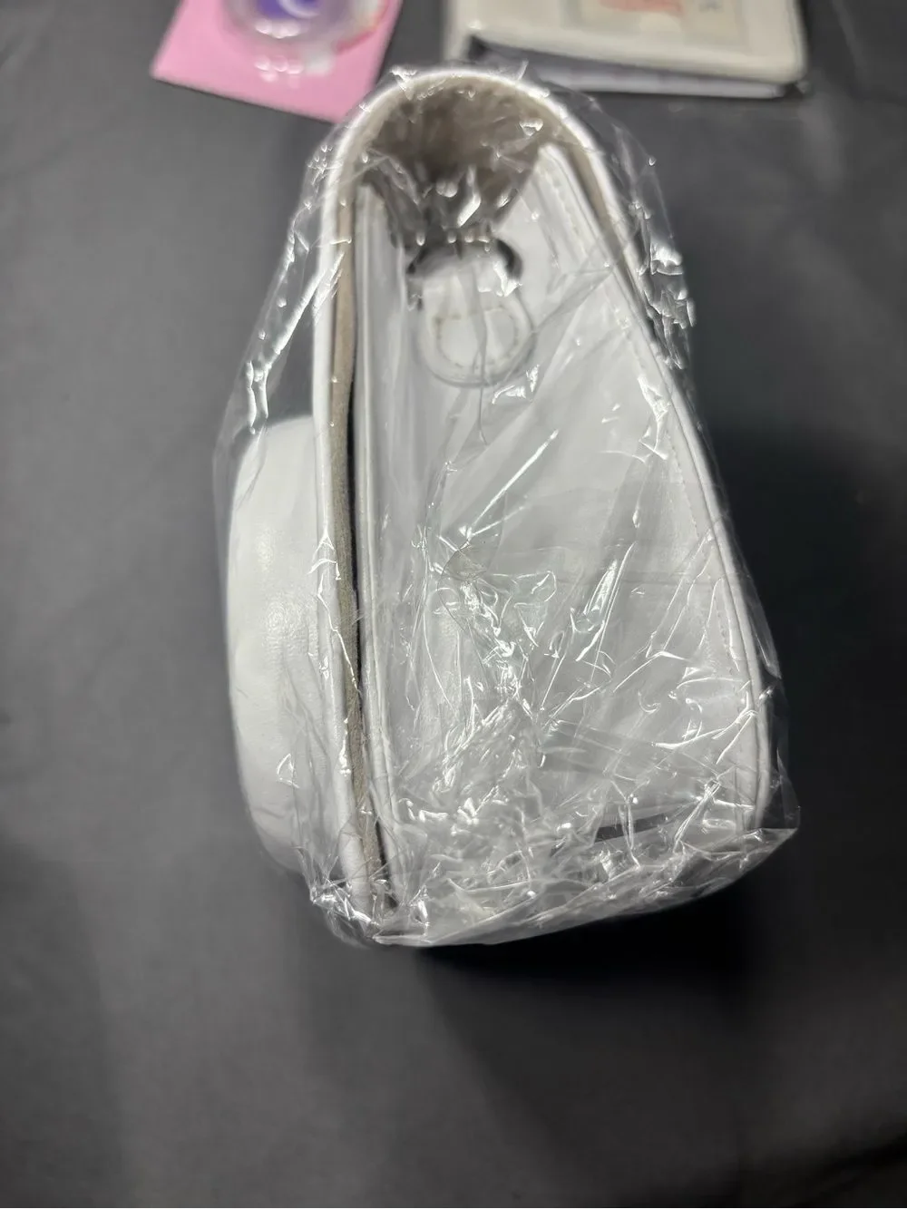 New White Mini Camera Bag / Case with Strap Polaroid Accessory Set